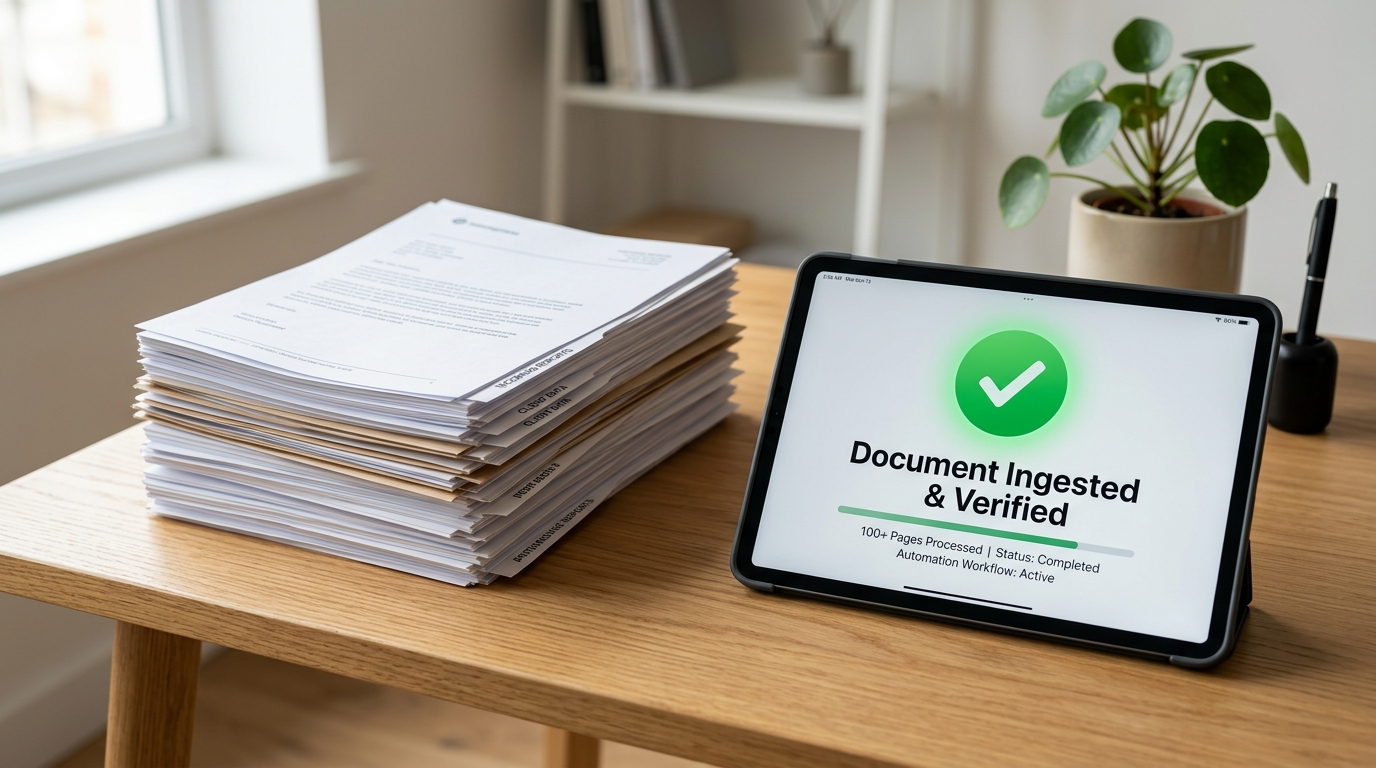 Local document ingestion running on a workstation