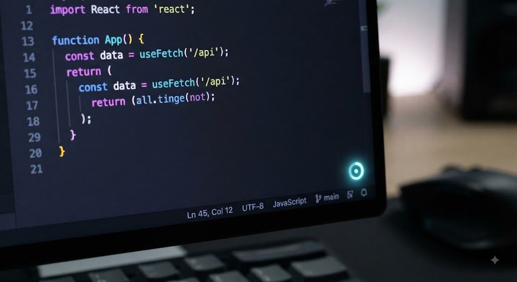 Terminal status bar widget showing live monomind activity inside an editor